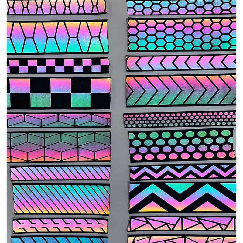 織帶燙炫彩反光熱貼