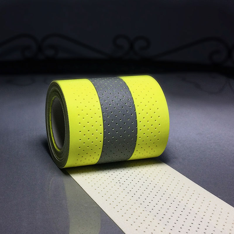 全棉黃銀黃沖孔阻燃反光布